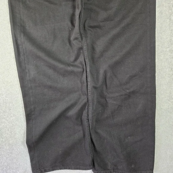 Rag & Bone Logan Mid-Rise Wide Leg Jeans Black Denim Womens 
30 - Picture 3 of 13